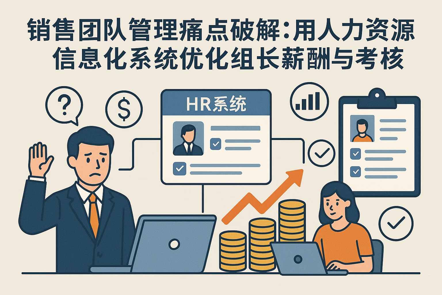 销售团队管理痛点破解：用人力资源信息化系统优化组长薪酬与考核