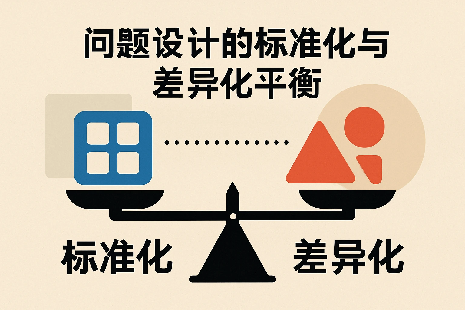 问题设计的标准化与差异化平衡