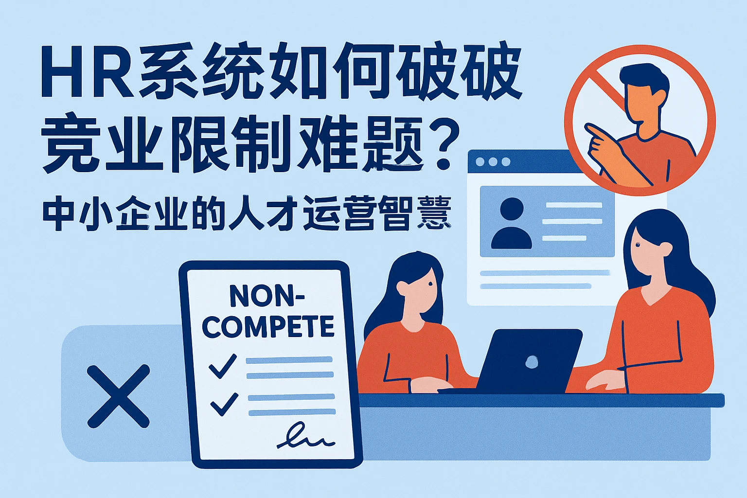 HR系统如何破解竞业限制难题?中小企业的人才运营智慧