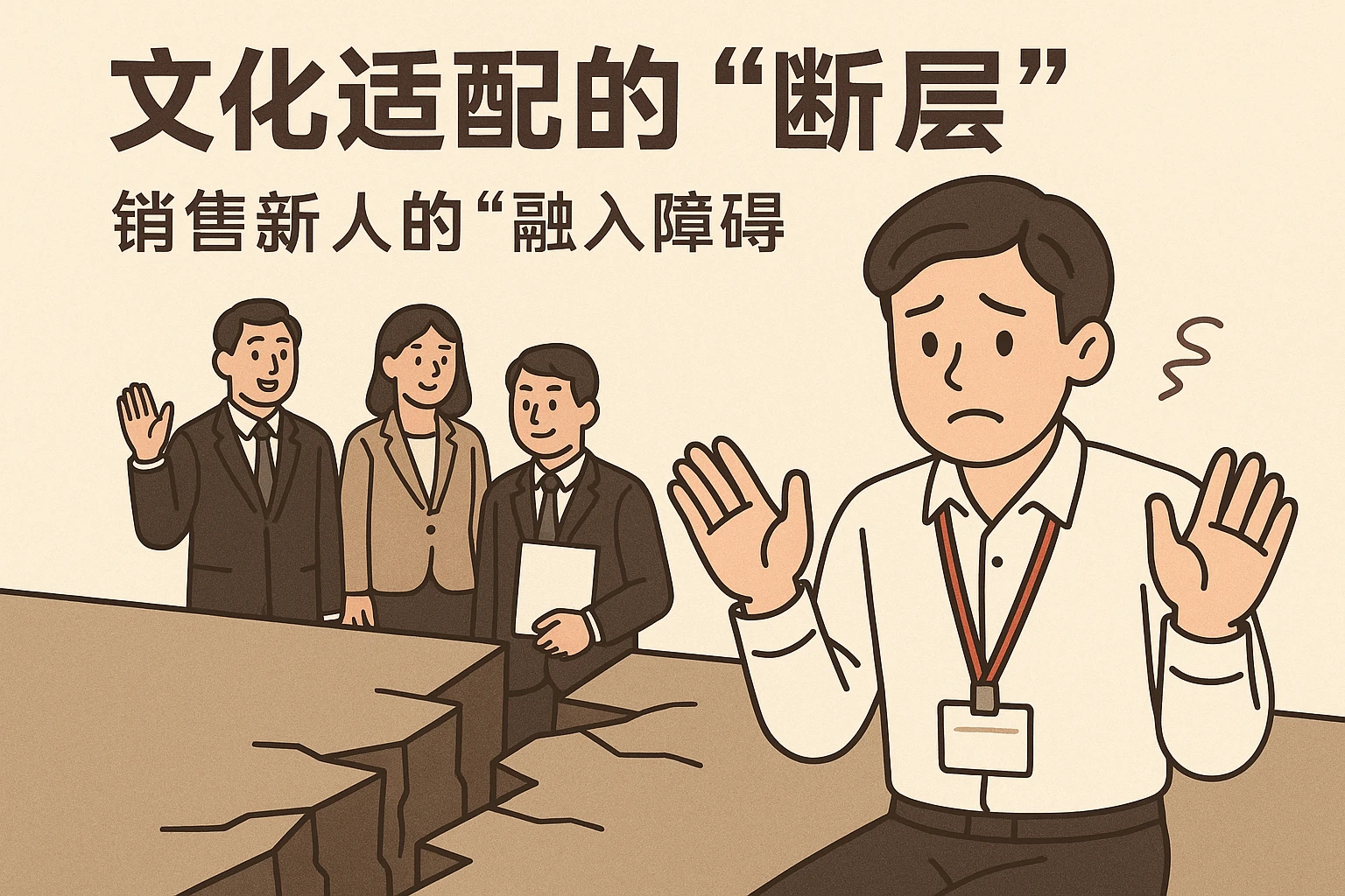 2. 文化适配的“断层”:销售新人的“融入障碍”