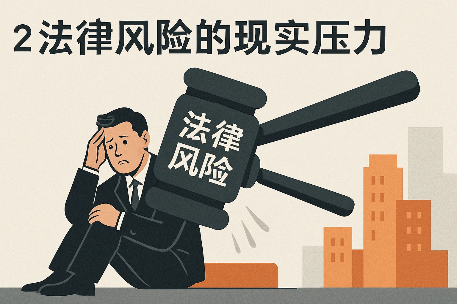 2. 法律风险的现实压力