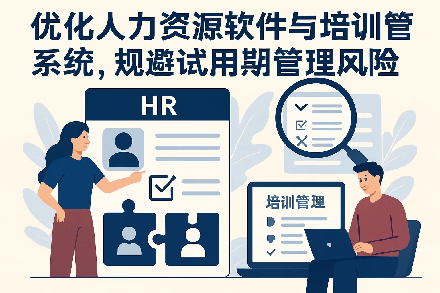 优化人力资源软件与培训管理系统,规避试用期管理风险