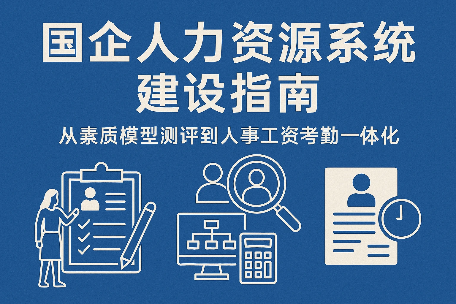 国企人力资源系统建设指南：从素质模型测评到人事工资考勤一体化
