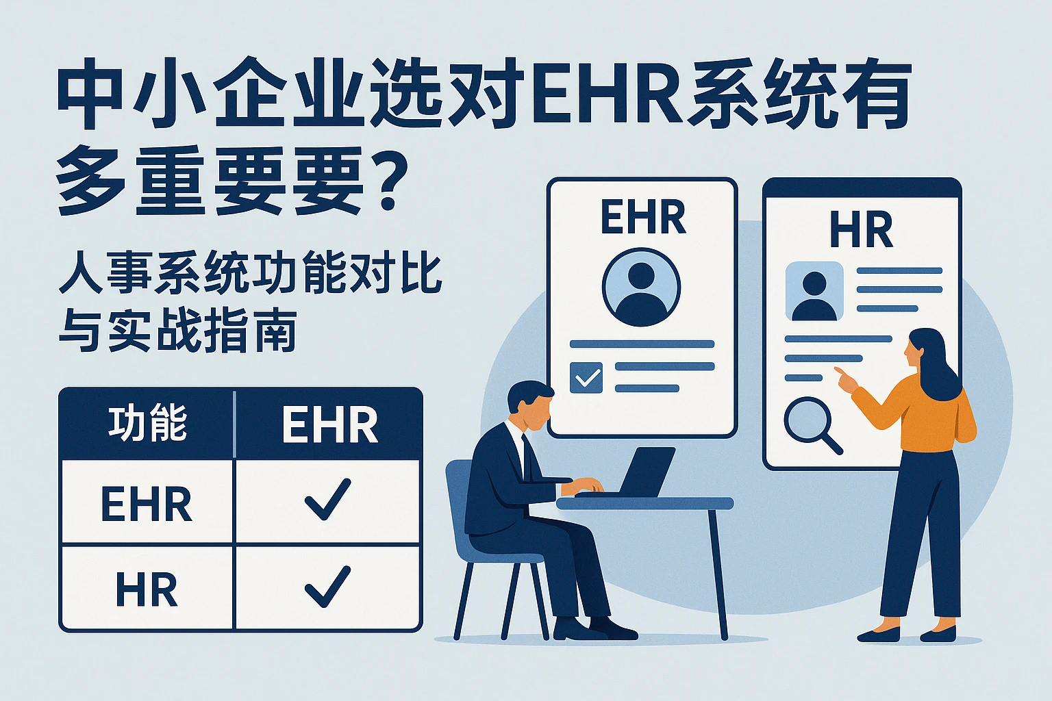 中小企业选对EHR系统有多重要？人事系统功能对比与实战指南