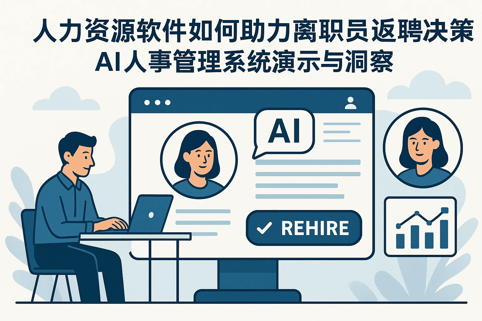 人力资源软件如何助力离职员工返聘决策：AI人事管理系统演示与洞察