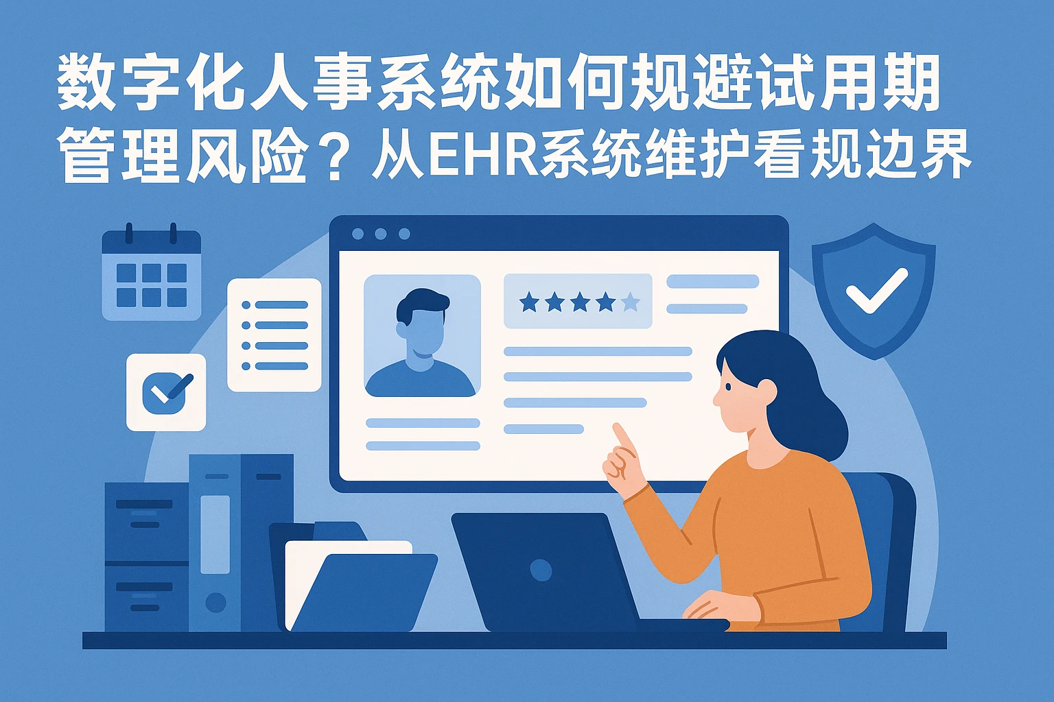 数字化人事系统如何规避试用期管理风险？从ehr系统维护看合规边界