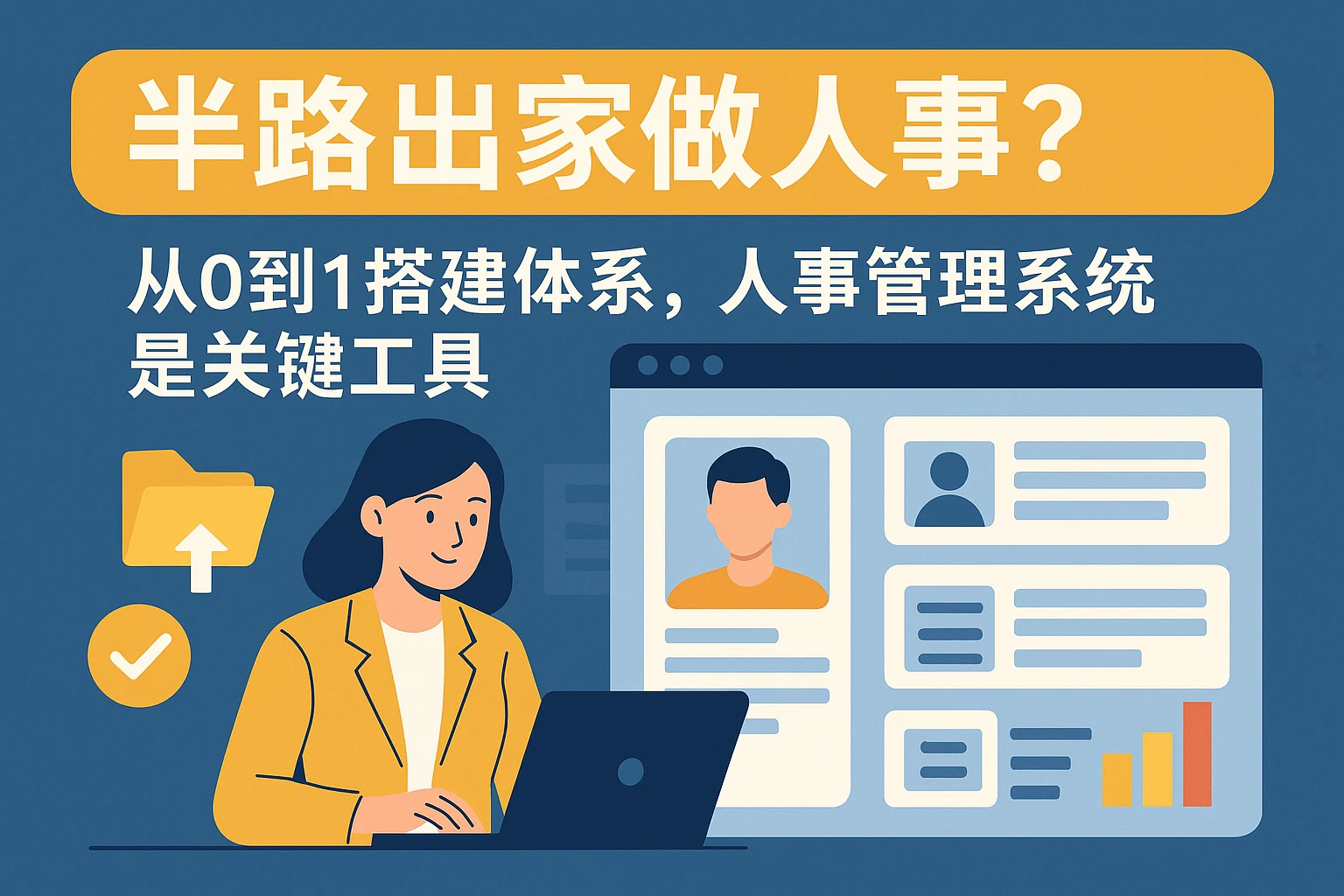半路出家做人事?从0到1搭建体系,人事管理系统是关键工具