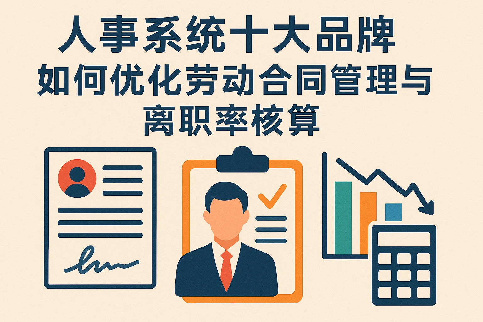 人事系统十大品牌如何优化劳动合同管理与离职率核算
