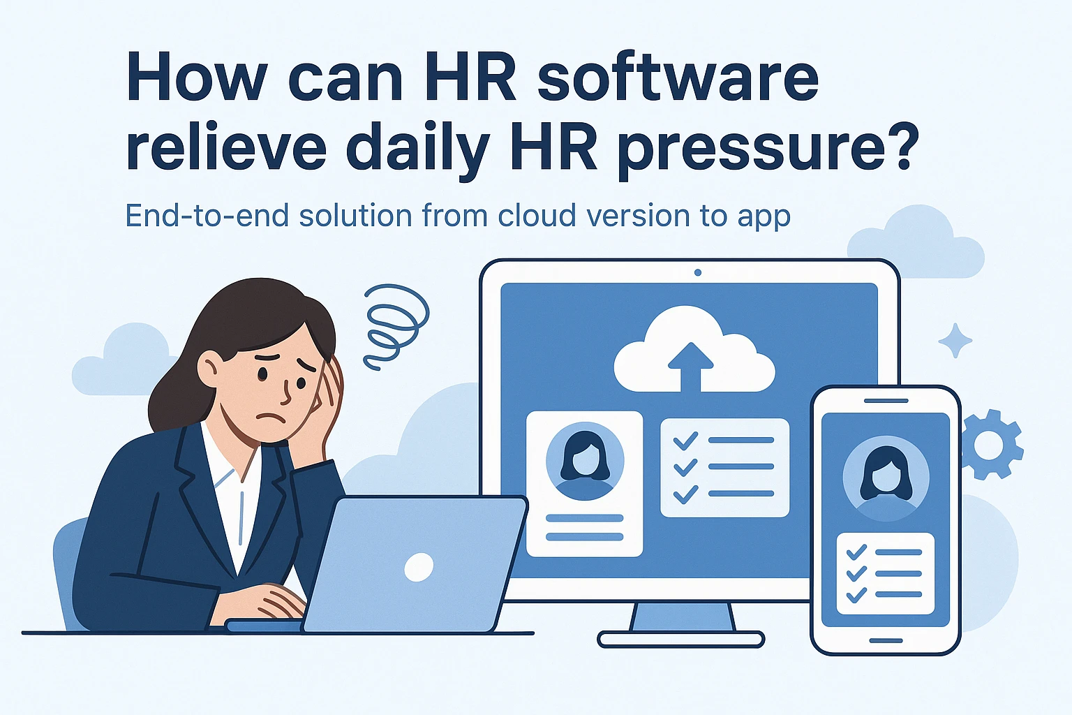人事管理软件如何缓解HR日常压力？从云端版到APP的全场景解决方案