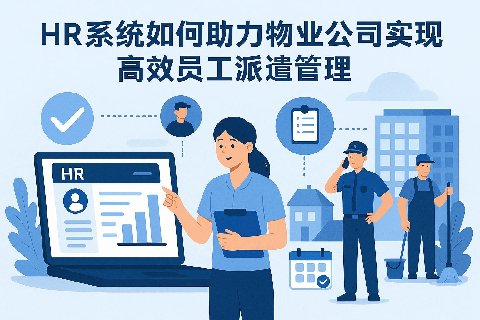 HR系统如何助力物业公司实现高效员工派遣管理