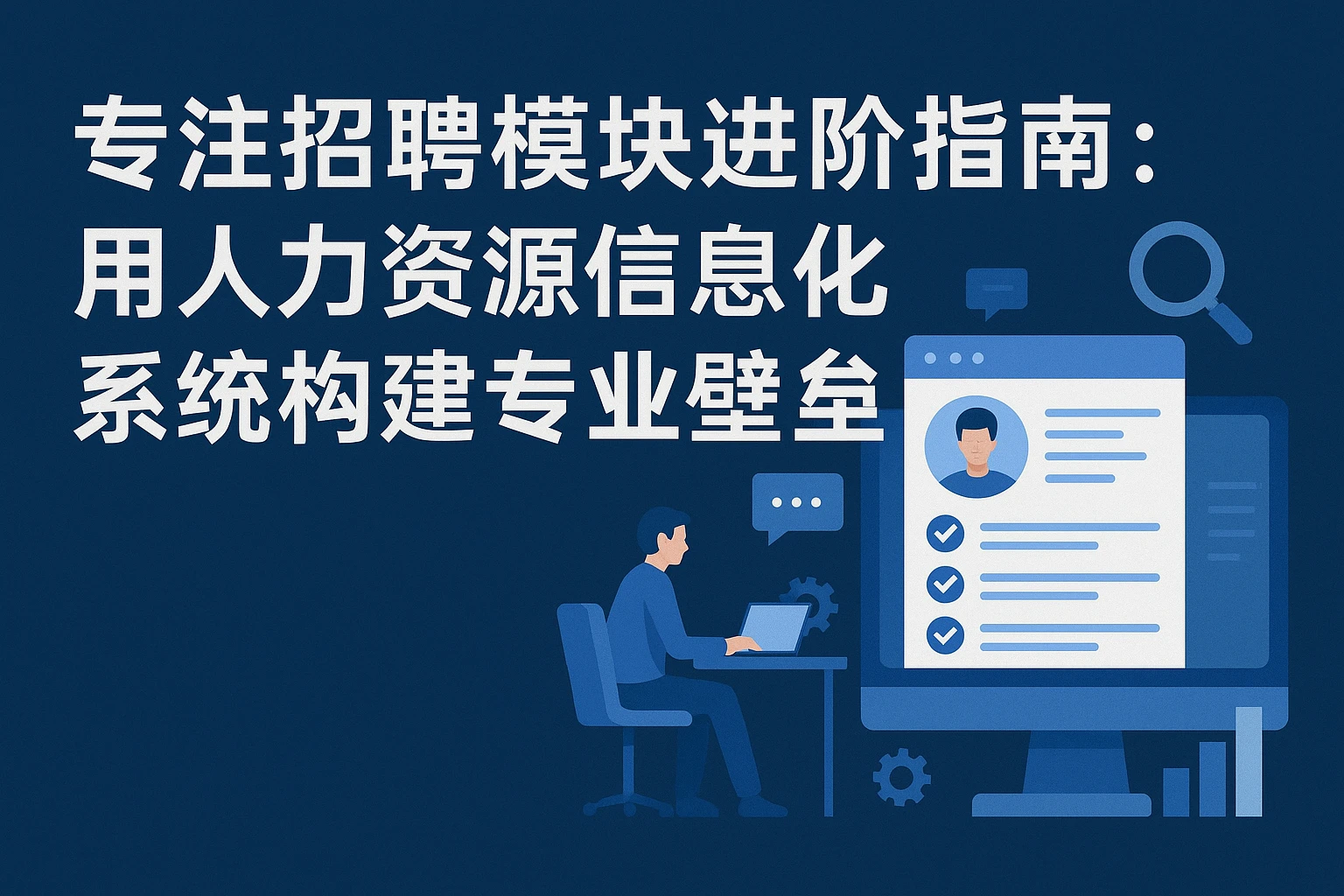 专注招聘模块进阶指南：用人力资源信息化系统构建专业壁垒