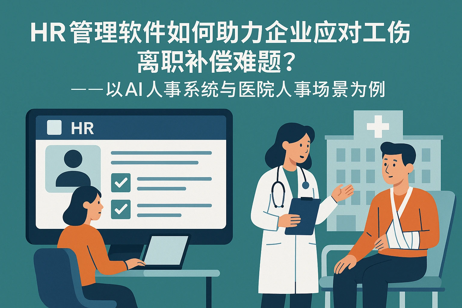 HR管理软件如何助力企业应对工伤离职补偿难题？——以AI人事系统与医院人事场景为例
