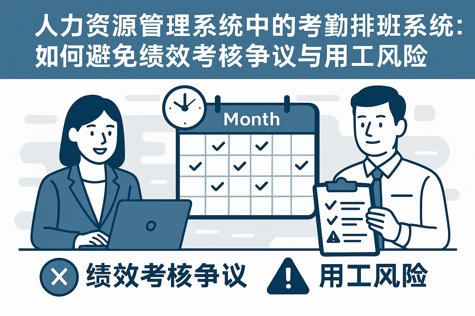 人力资源管理系统中的考勤排班系统：如何避免绩效考核争议与用工风险