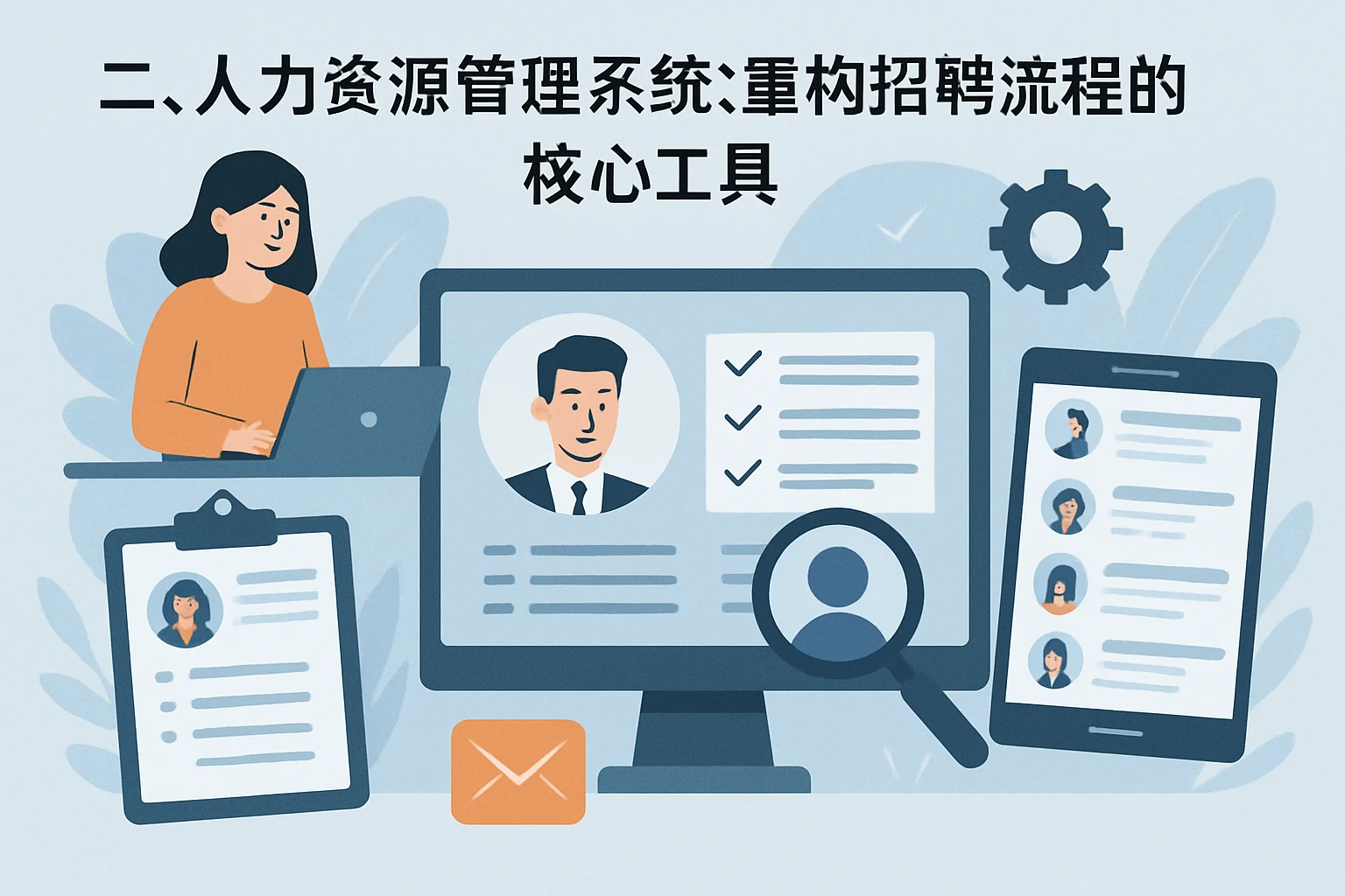 二、人力资源管理系统：重构招聘流程的核心工具