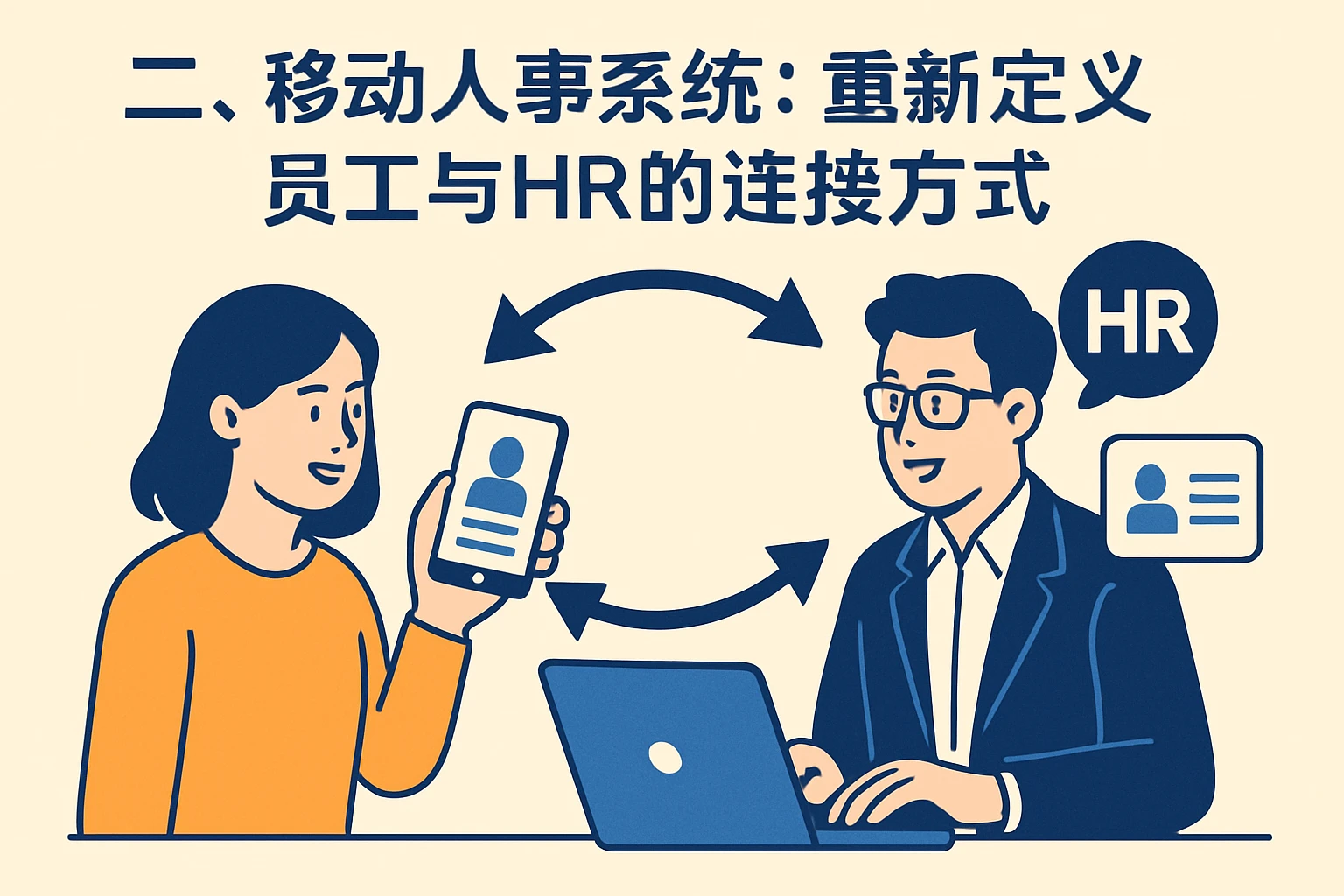 二、移动人事系统：重新定义员工与HR的连接方式