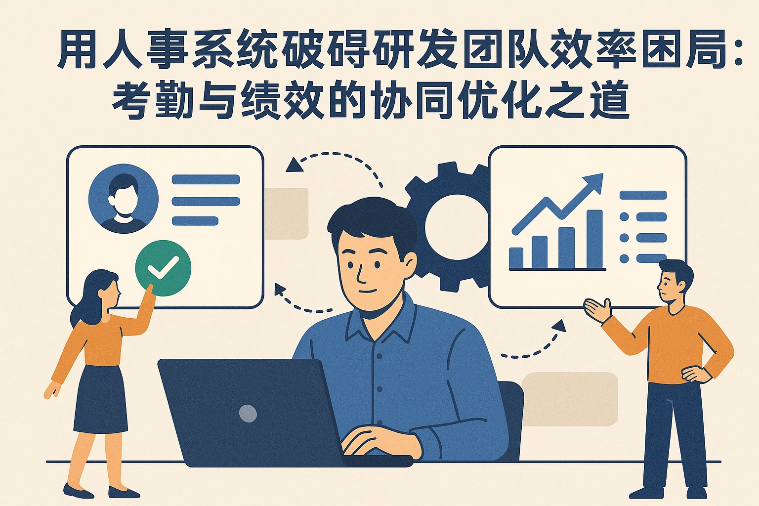 用人事系统破解研发团队效率困局：考勤与绩效的协同优化之道