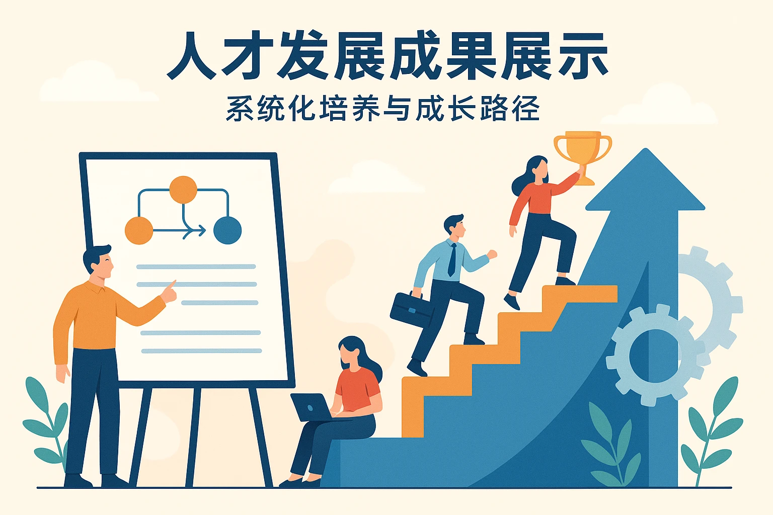 人才发展成果展示：系统化培养与成长路径