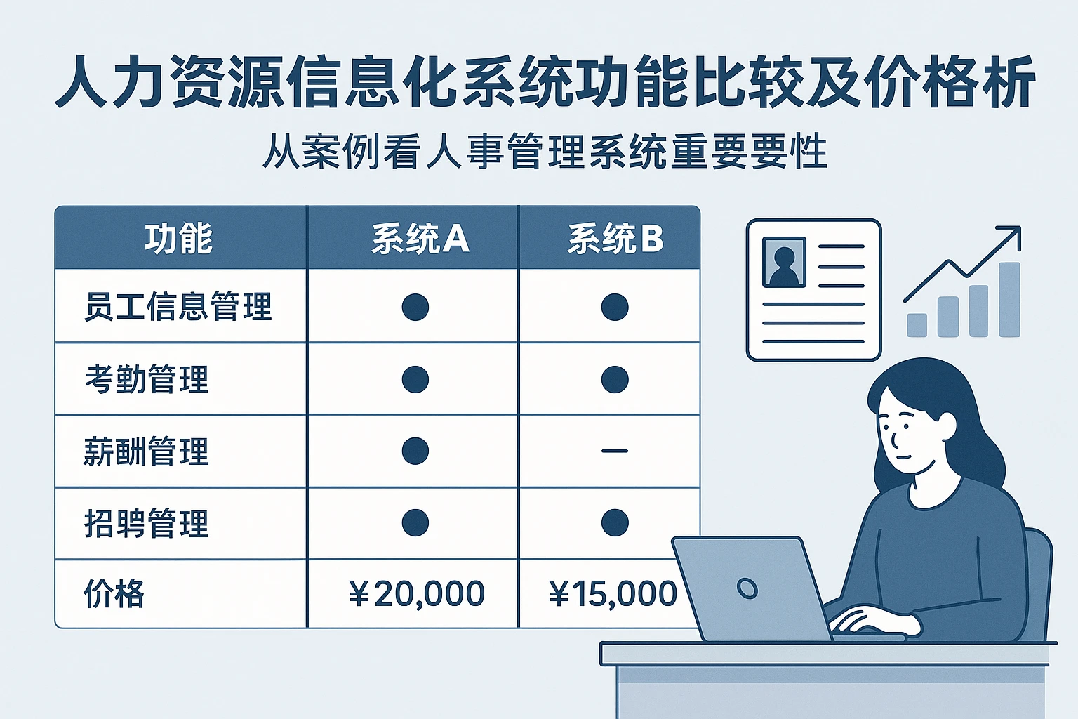 人力资源信息化系统功能比较及价格分析:从案例看人事管理系统的重要性