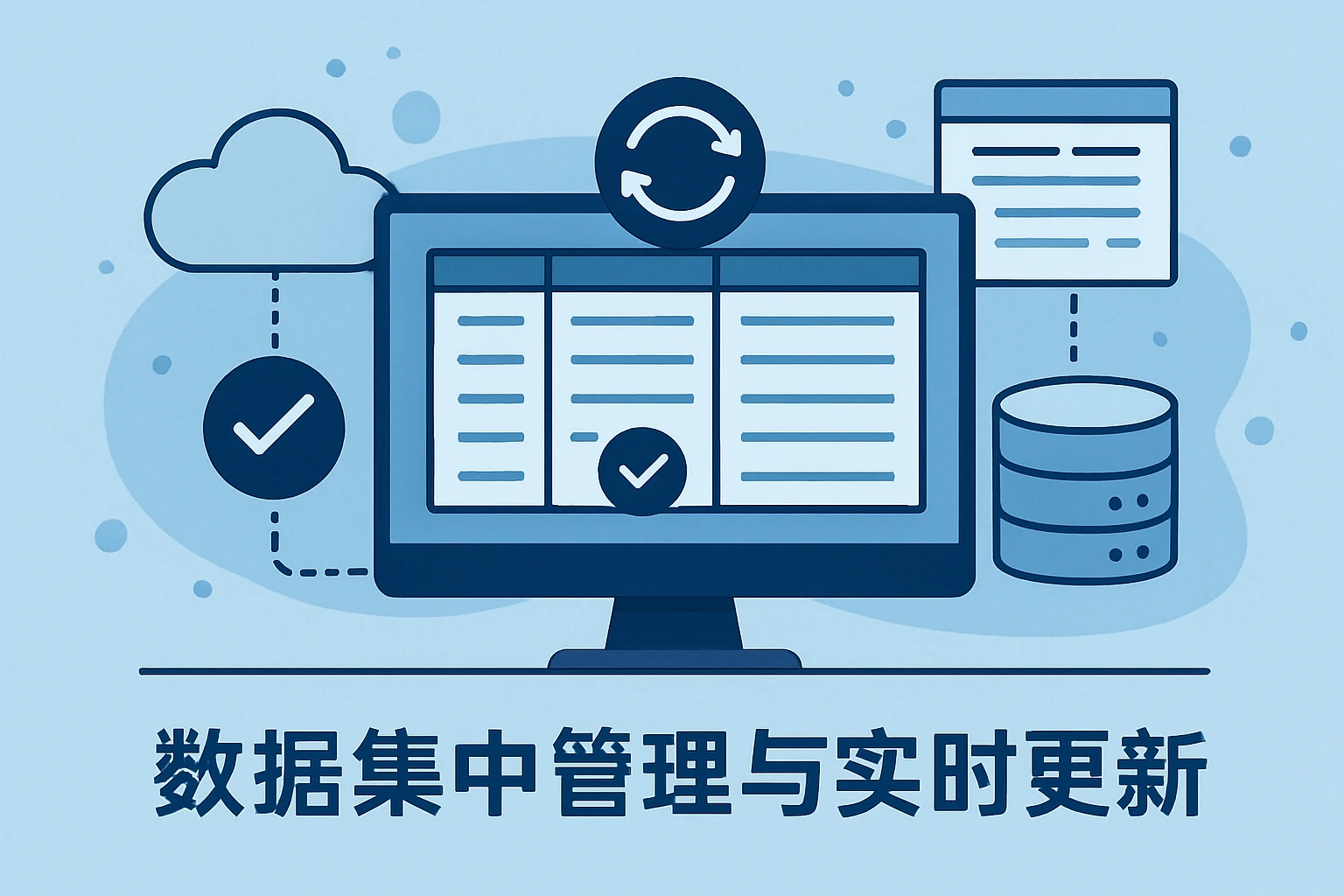 数据集中管理与实时更新