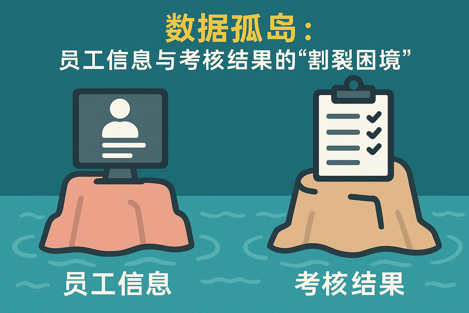 2. 数据孤岛:员工信息与考核结果的“割裂困境”