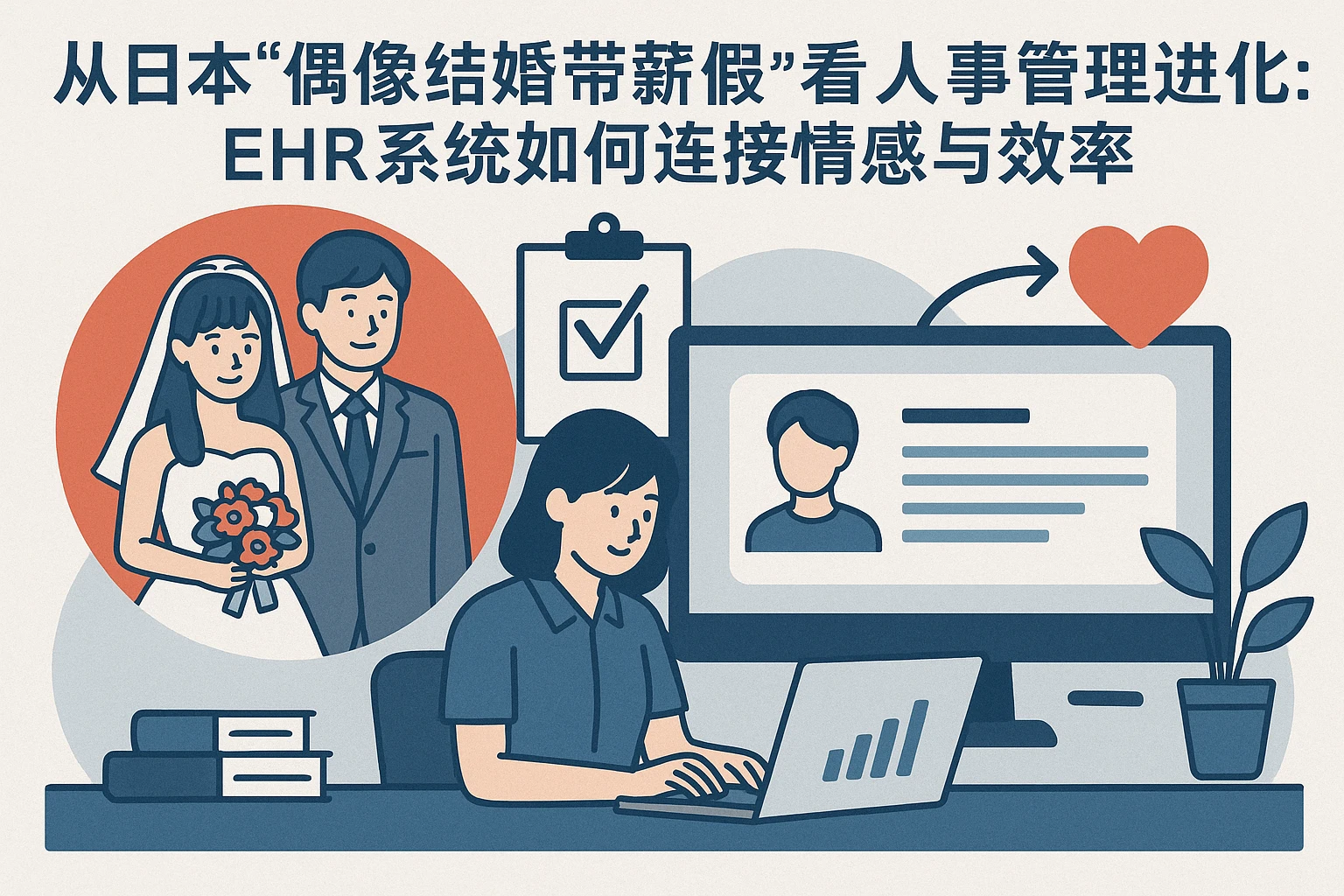 从日本“偶像结婚带薪假”看人事管理进化:EHR系统如何连接情感与效率
