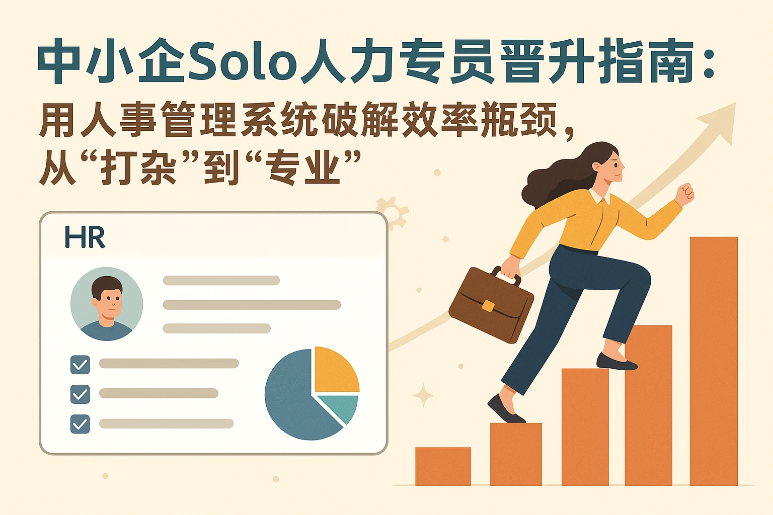中小企 Solo 人力专员晋升指南：用人事管理系统破解效率瓶颈，从“打杂”到“专业”