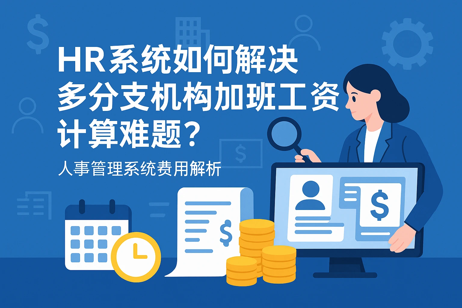 HR系统如何解决多分支机构加班工资计算难题?人事管理系统费用解析