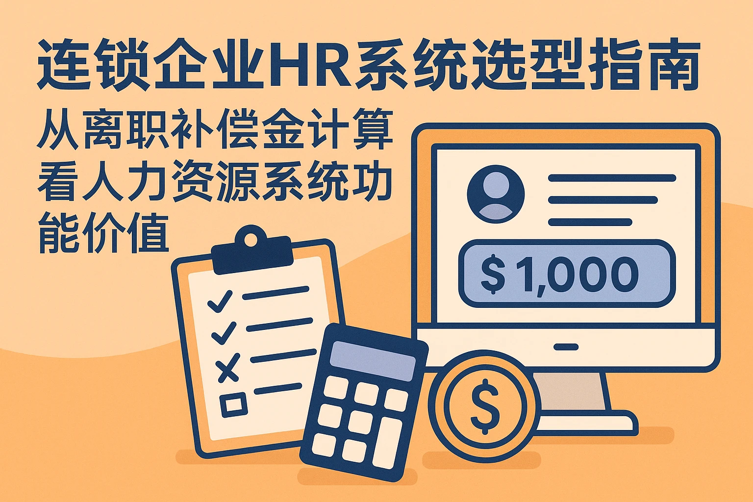 连锁企业HR系统选型指南：从离职补偿金计算看人力资源系统功能价值