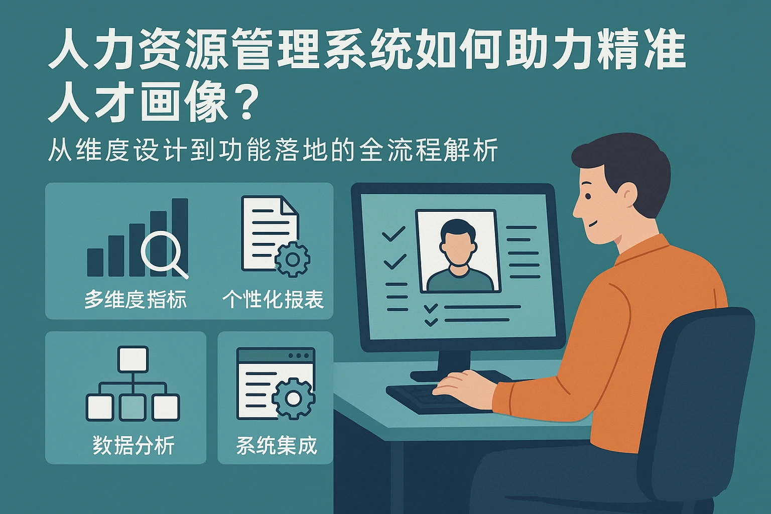 人力资源管理系统如何助力精准人才画像？从维度设计到功能落地的全流程解析