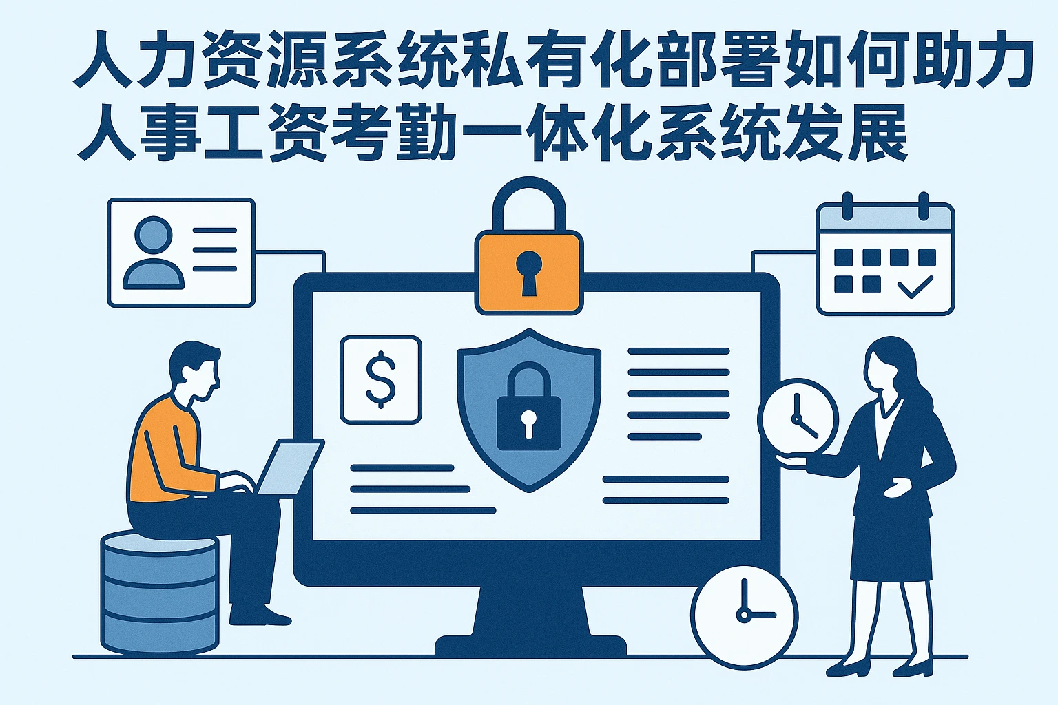 人力资源系统私有化部署如何助力人事工资考勤一体化系统发展