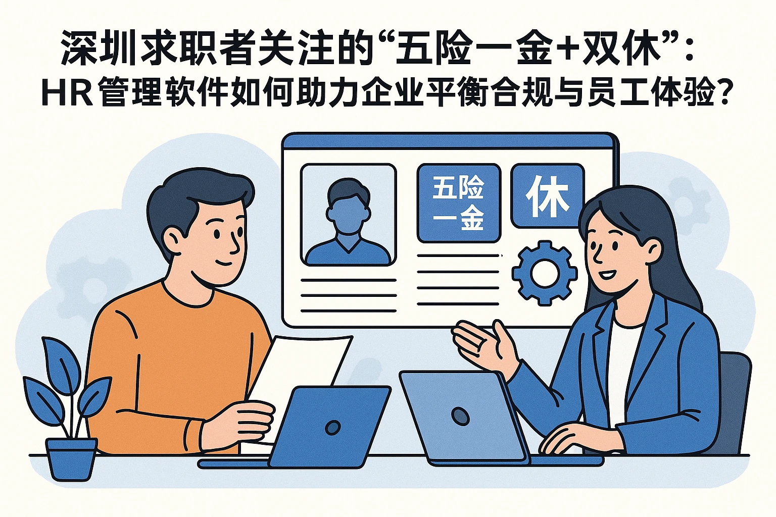 深圳求职者关注的“五险一金+双休”:HR管理软件如何助力企业平衡合规与员工体验?