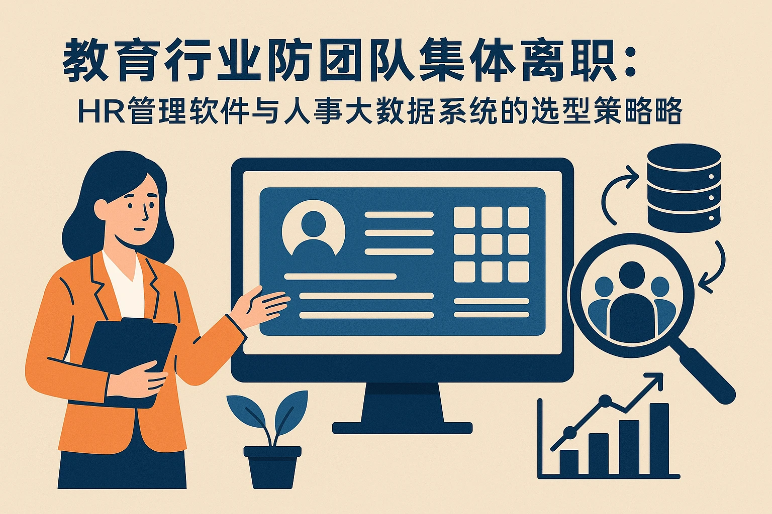 教育行业防团队集体离职:HR管理软件与人事大数据系统的选型策略