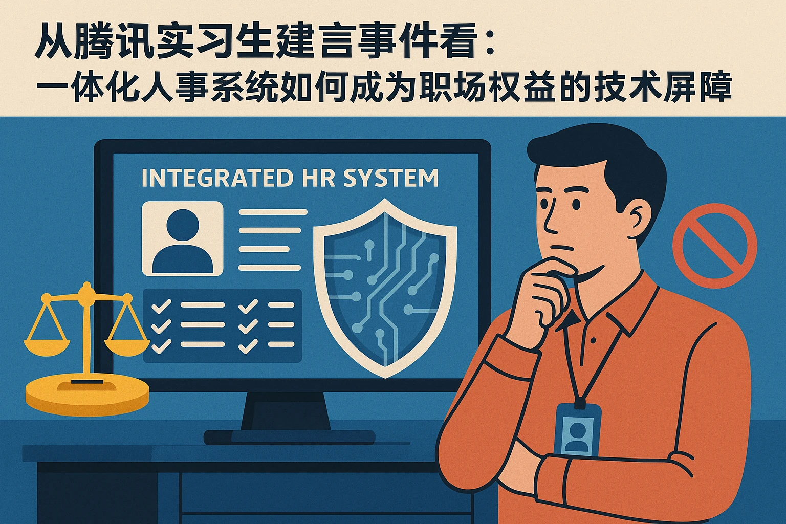 从腾讯实习生建言事件看:一体化人事系统如何成为职场权益的技术屏障