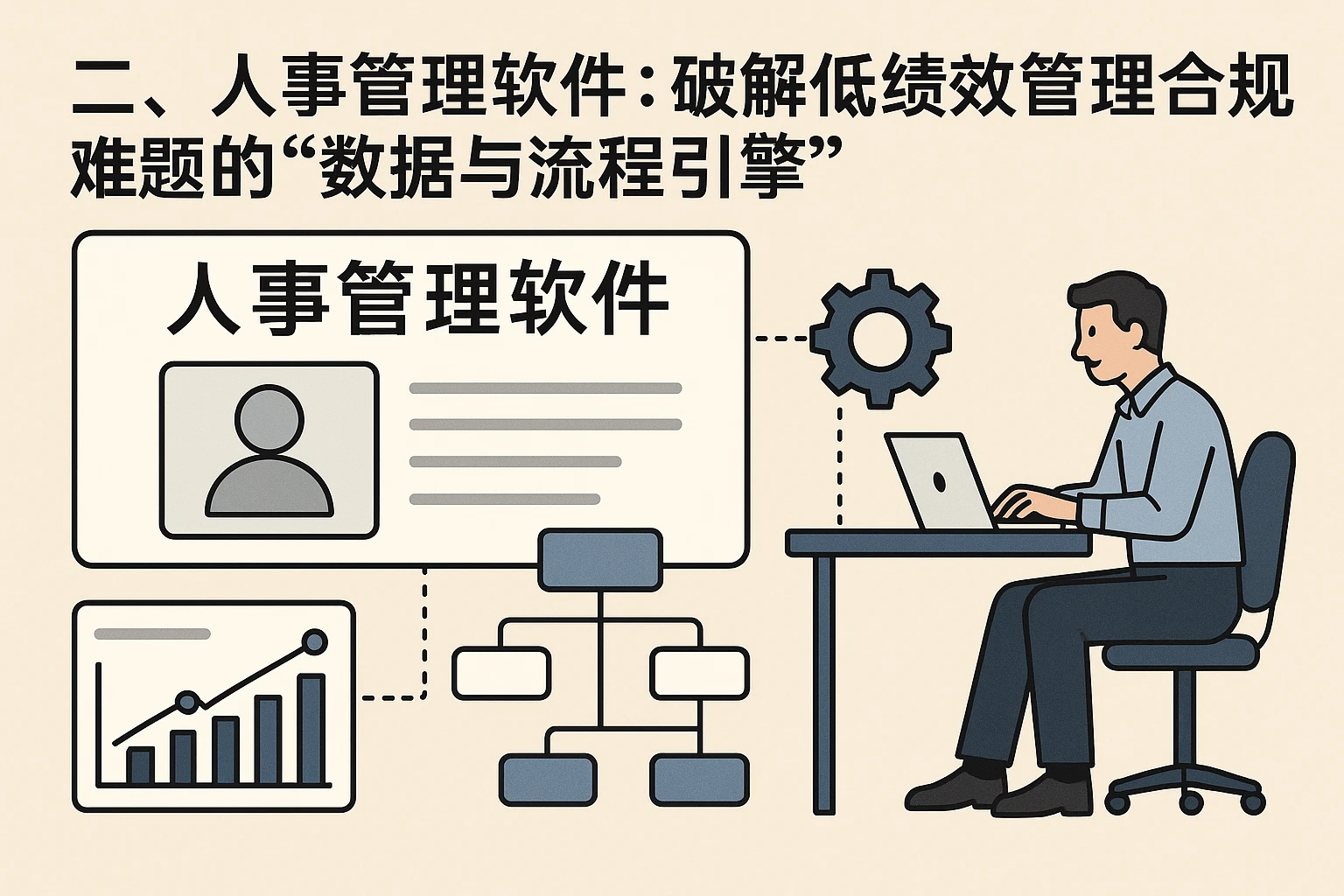 二、人事管理软件:破解低绩效管理合规难题的“数据与流程引擎”