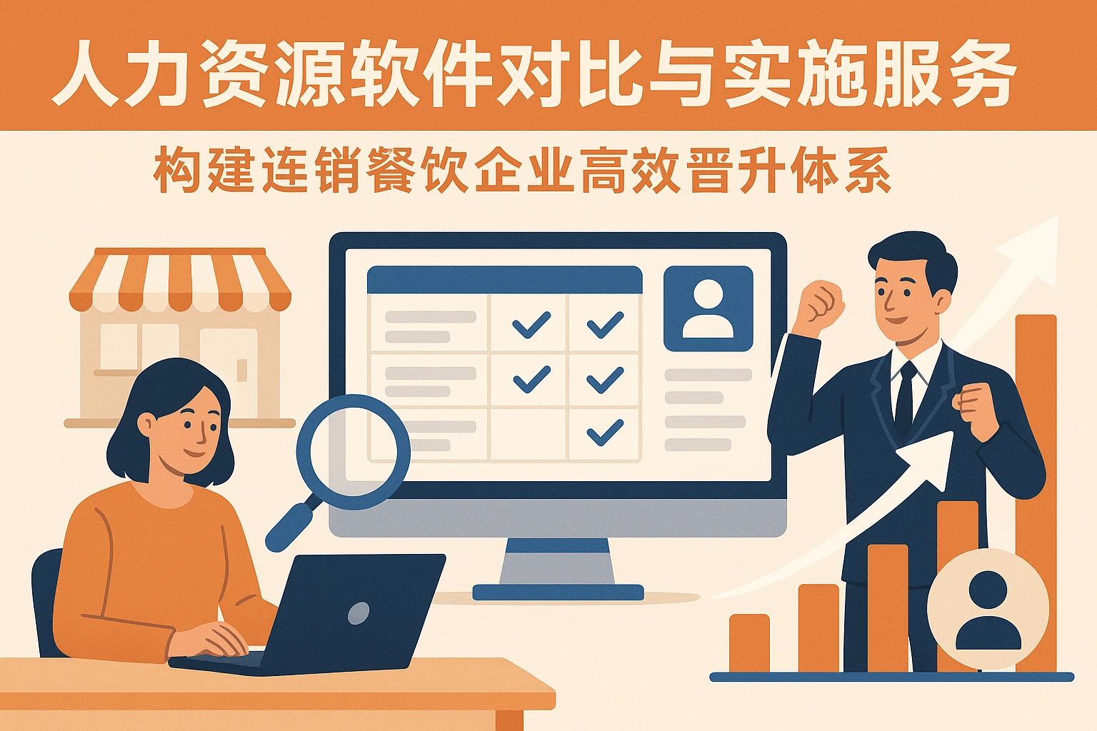 人力资源软件对比与实施服务：构建连锁餐饮企业高效晋升体系