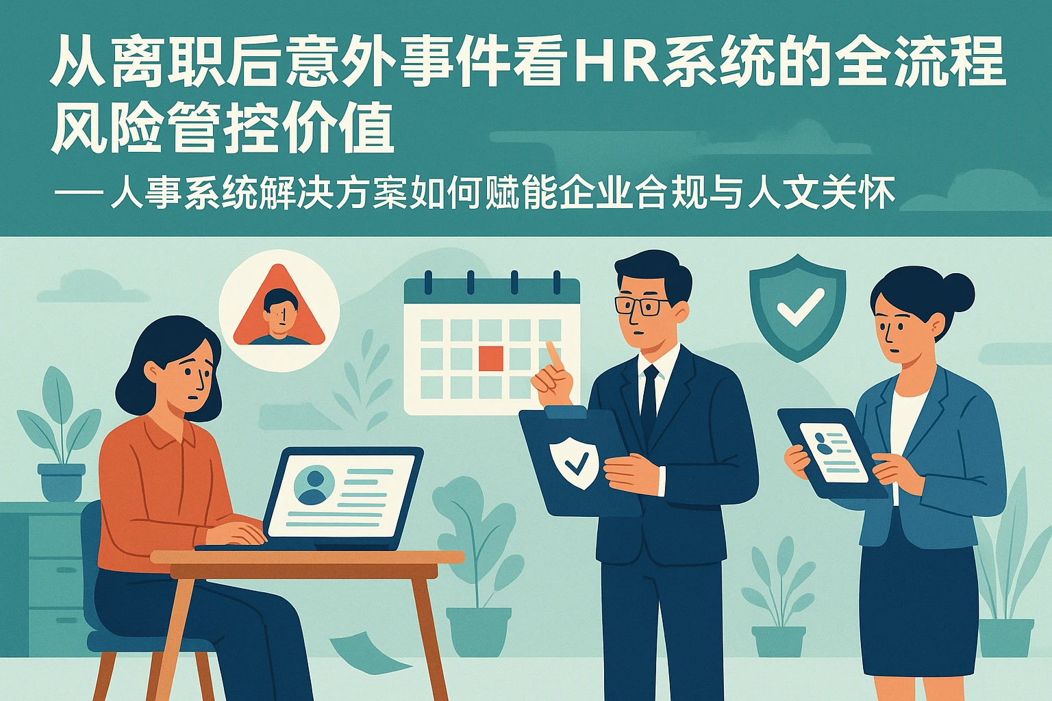 从离职后意外事件看HR系统的全流程风险管控价值——人事系统解决方案如何赋能企业合规与人文关怀