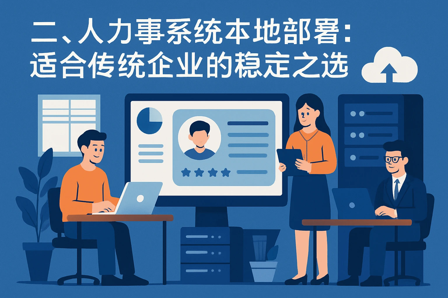 二、人事系统本地部署:适合传统企业的稳定之选