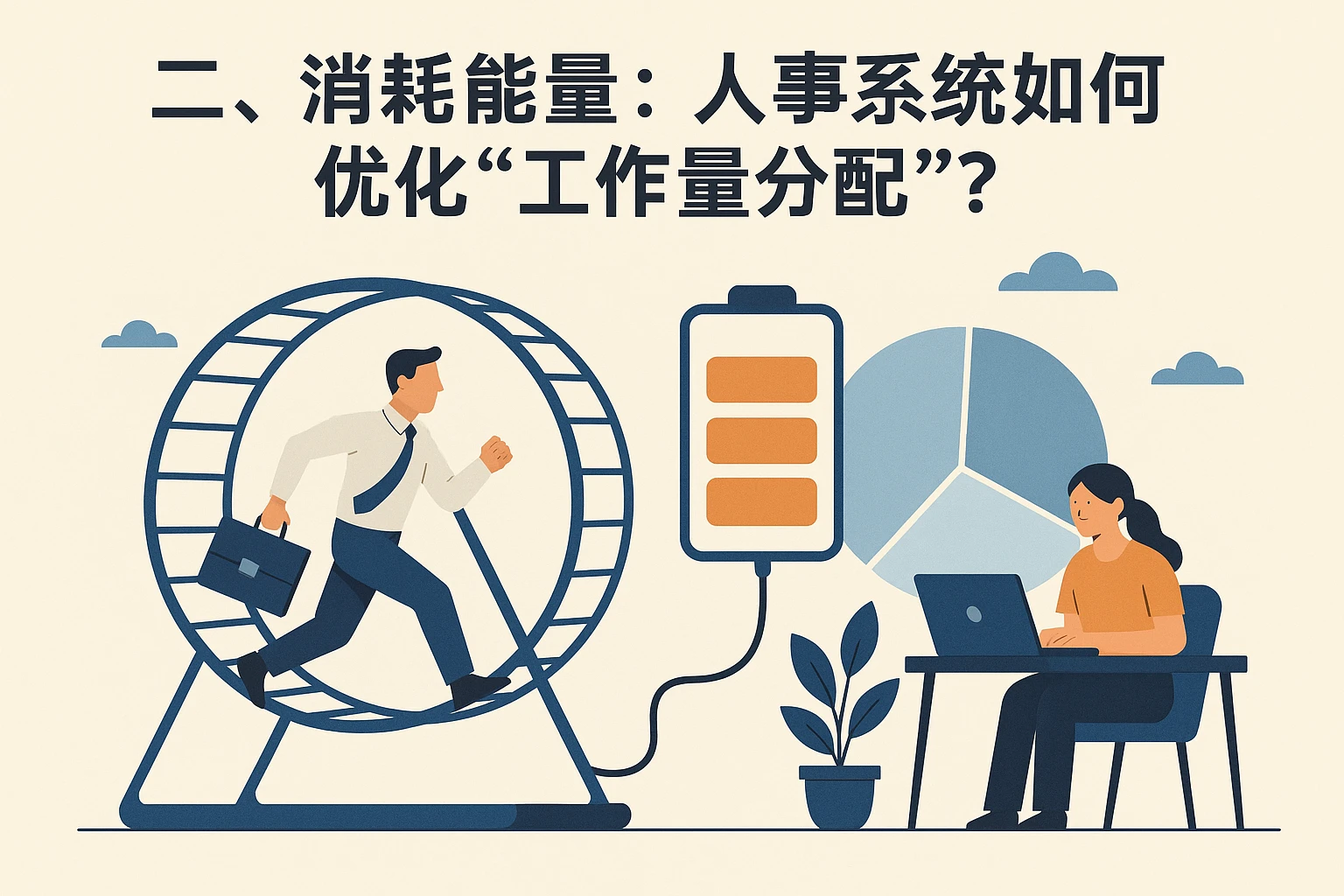 二、消耗能量：人事系统如何优化“工作量分配”？