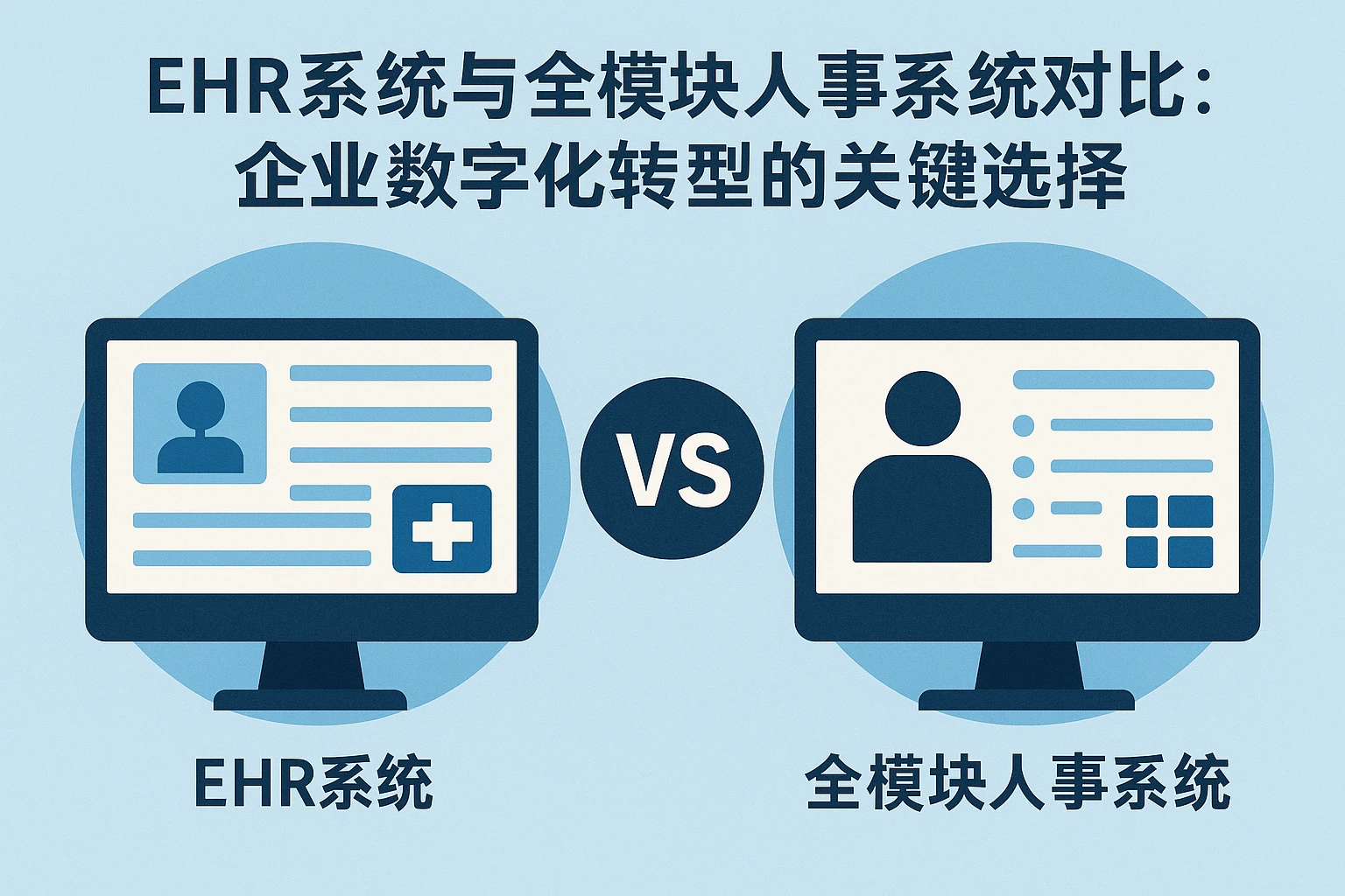 EHR系统与全模块人事系统对比：企业数字化转型的关键选择
