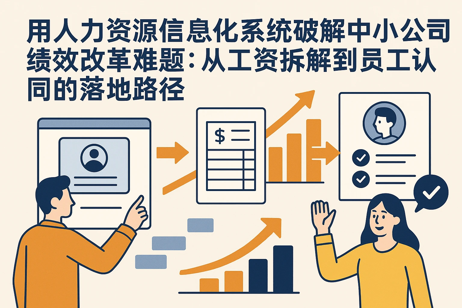 用人力资源信息化系统破解中小公司绩效改革难题:从工资拆解到员工认同的落地路径