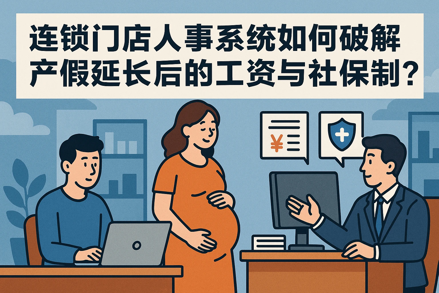 连锁门店人事系统如何破解产假延长后的工资与社保处理难题？