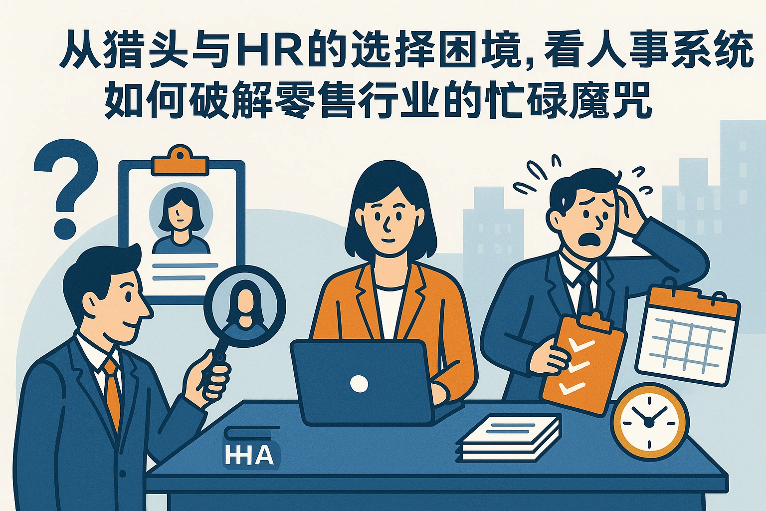 从猎头与HR的选择困境,看人事系统如何破解零售行业的忙碌魔咒