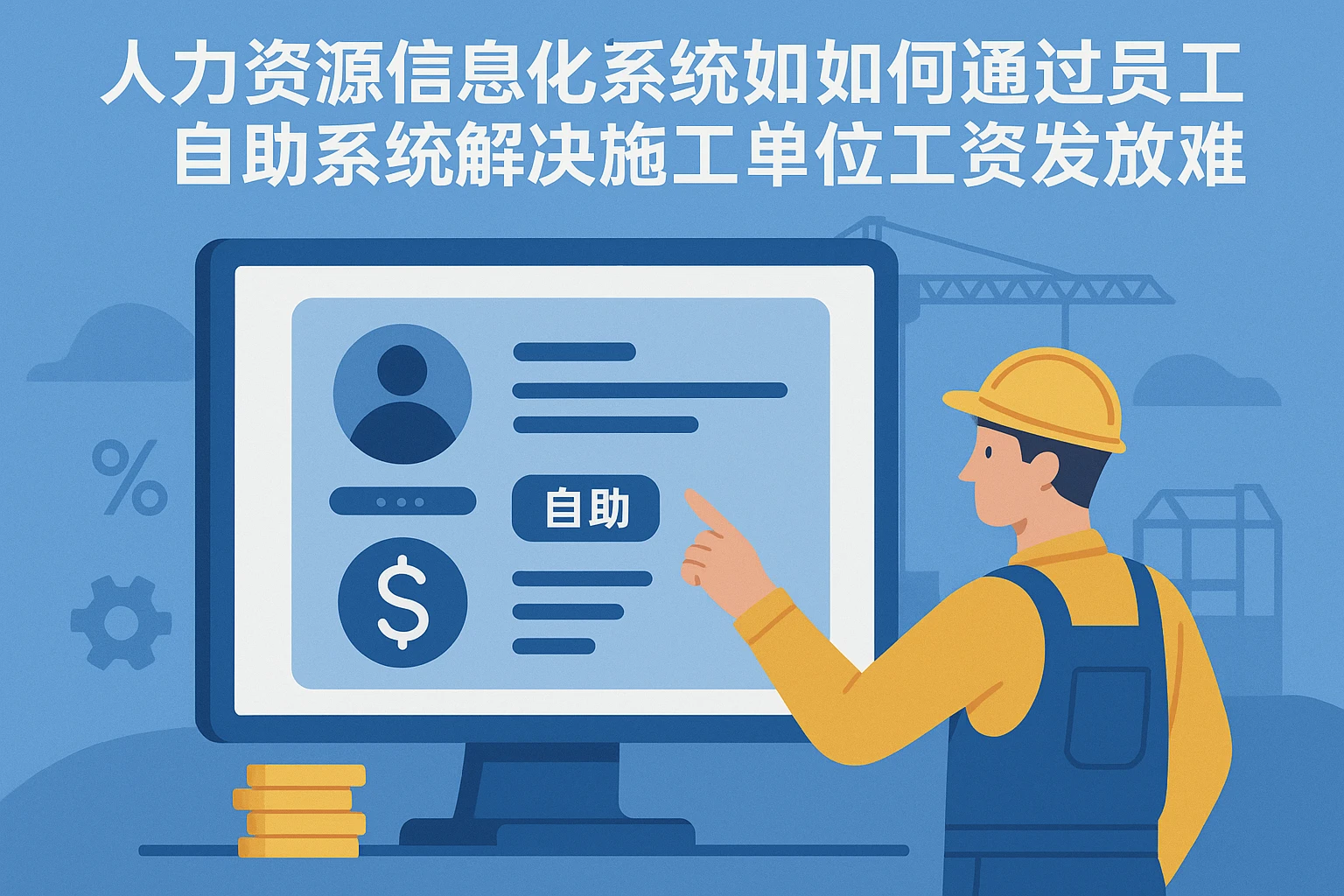 人力资源信息化系统如何通过员工自助系统解决施工单位工资发放难题
