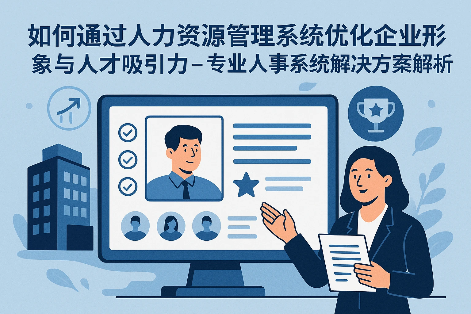 如何通过人力资源管理系统优化企业形象与人才吸引力 - 专业人事系统解决方案解析