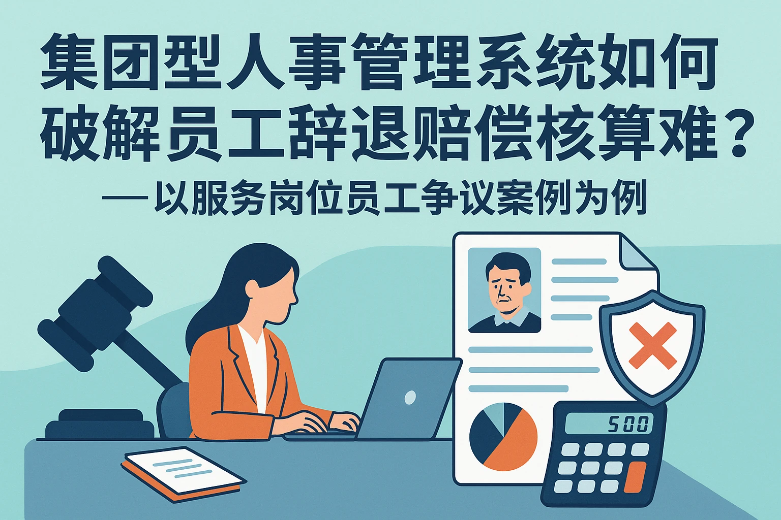 集团型人事管理系统如何破解员工辞退赔偿核算难题?——以服务岗位员工争议案例为例