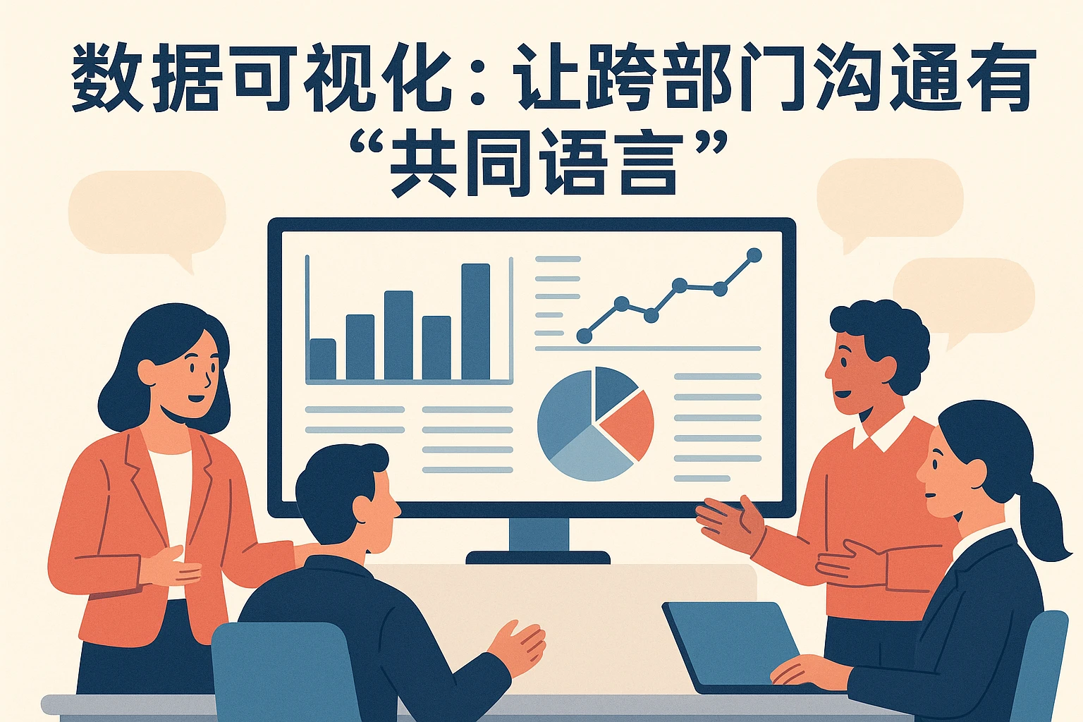 2. 数据可视化:让跨部门沟通有“共同语言”