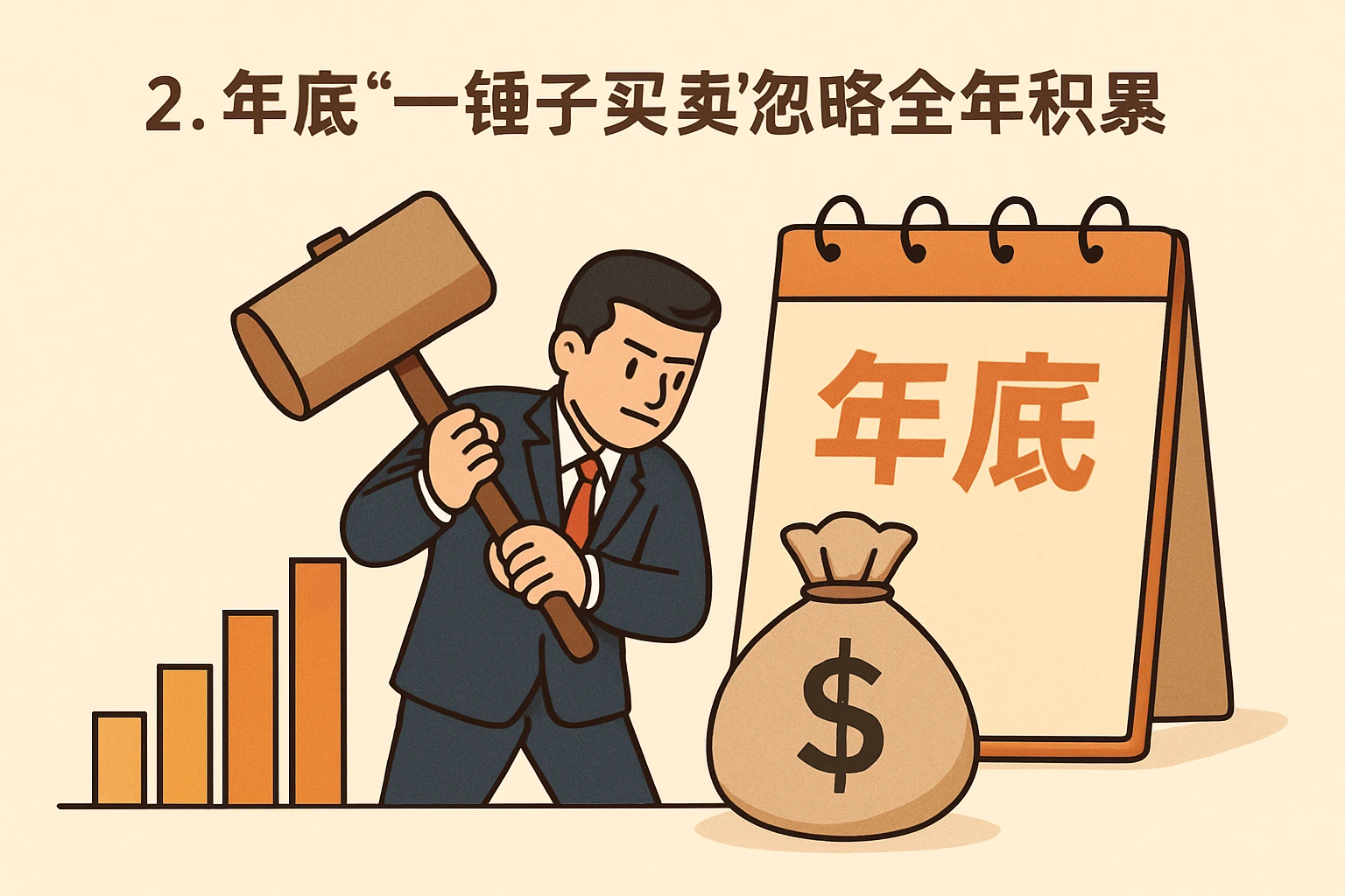 2. 年底“一锤子买卖”忽略全年积累