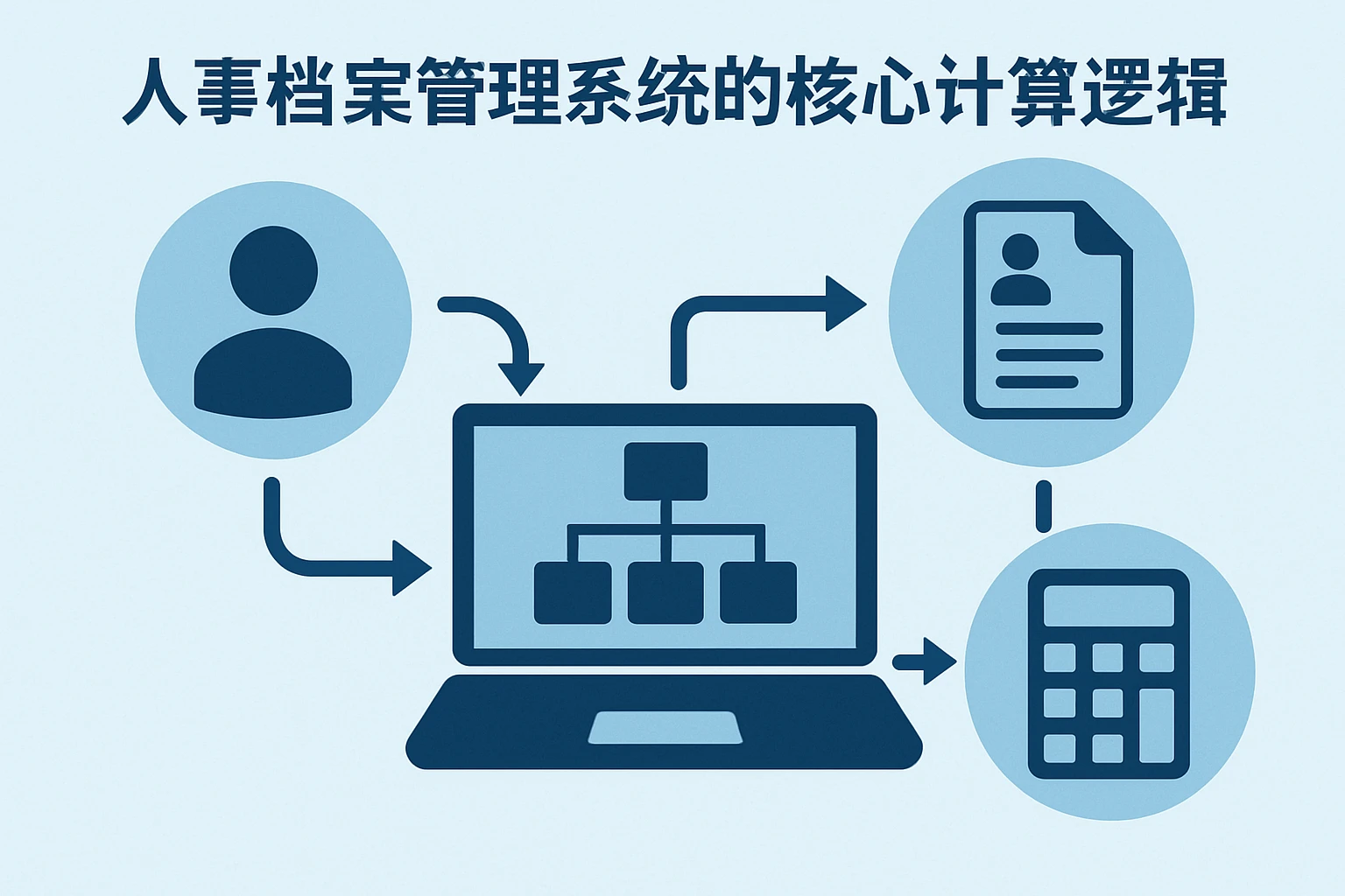 人事档案管理系统的核心计算逻辑