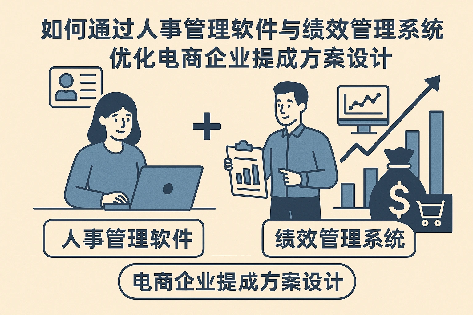 如何通过人事管理软件与绩效管理系统优化电商企业提成方案设计