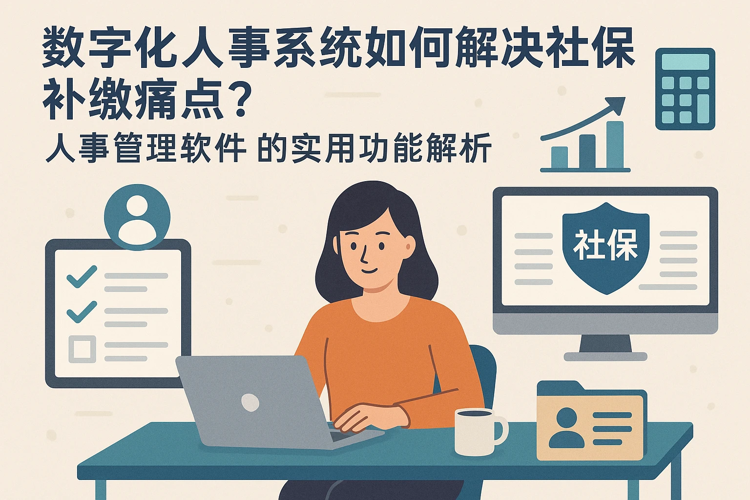数字化人事系统如何解决社保补缴痛点？人事管理软件的实用功能解析
